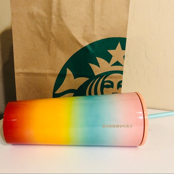 Starbucks 2019 rainbow Tumbler NWT - Picture 5 of 5